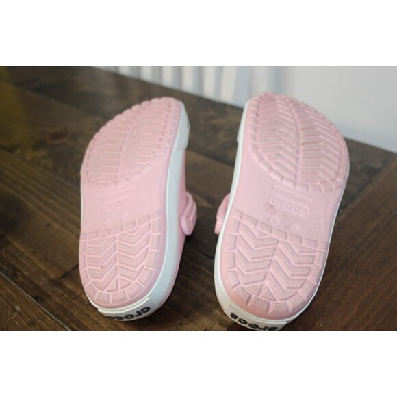 Crocs Pink Classic Clog Slip-On Shoes W/ Ventilation Holes Unisex Size W8 M6 - Picture 6 of 7